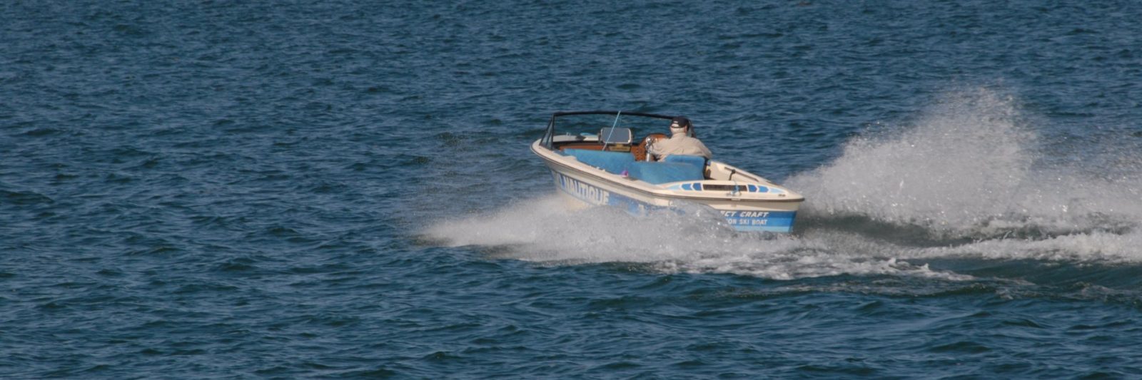 boat on lake image